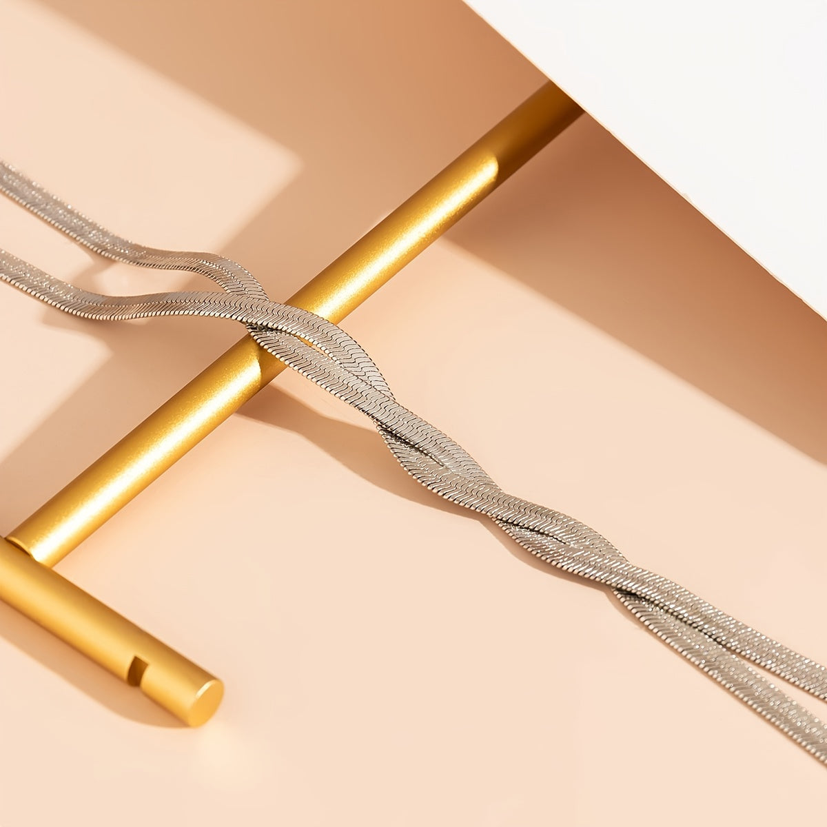 Flat Snake Chain Necklace