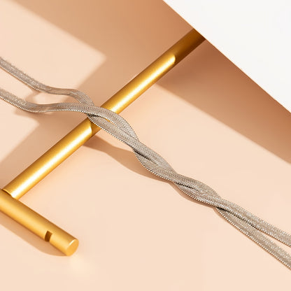 Flat Snake Chain Necklace