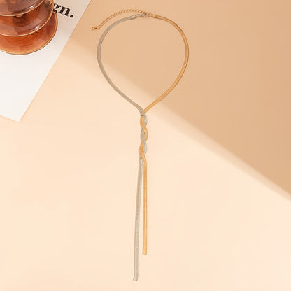 Flat Snake Chain Necklace