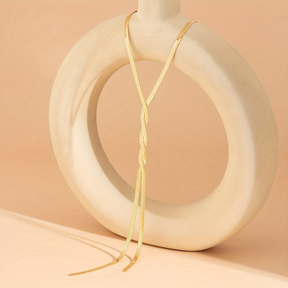 Flat Snake Chain Necklace
