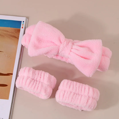 Wash Face Headbands Set