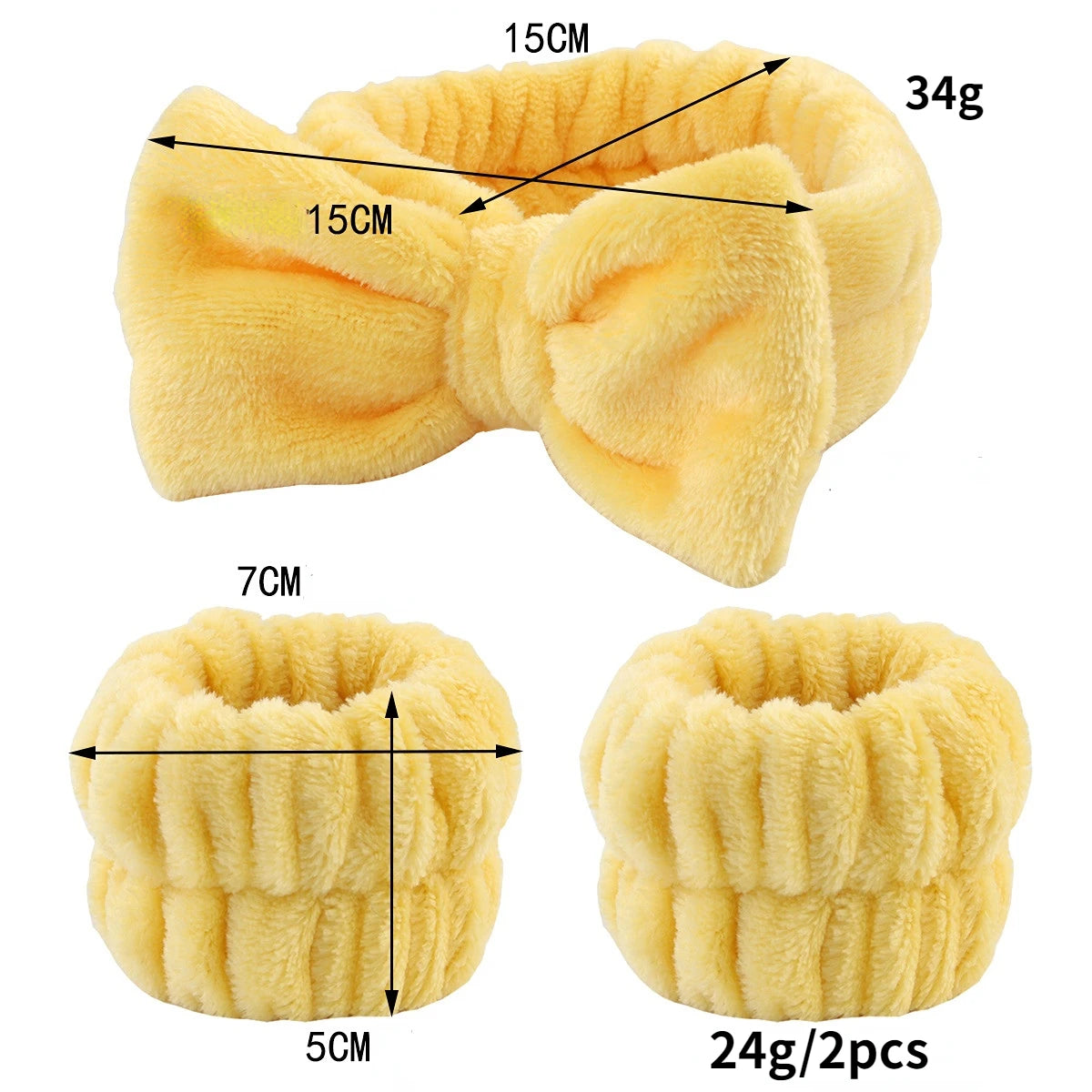 Wash Face Headbands Set