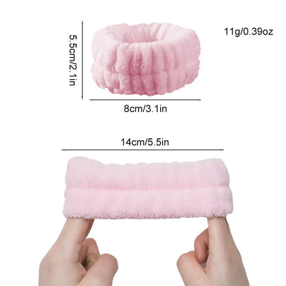 Wash Face Headbands Set